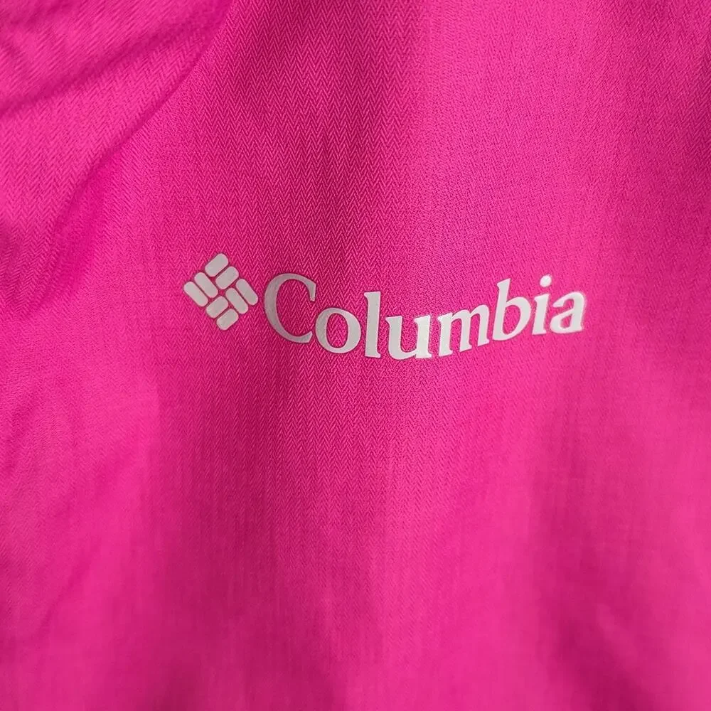 Columbia Endless Explorer Jacket Fuchsia and Charcoal Kids Size Large 14/16